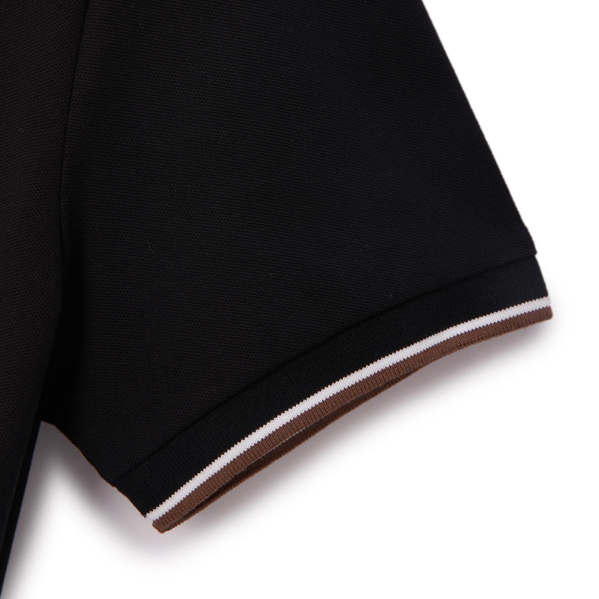 Men's Cotton Lycra Pique Polo - Slim Fit, Eagle Embroidery