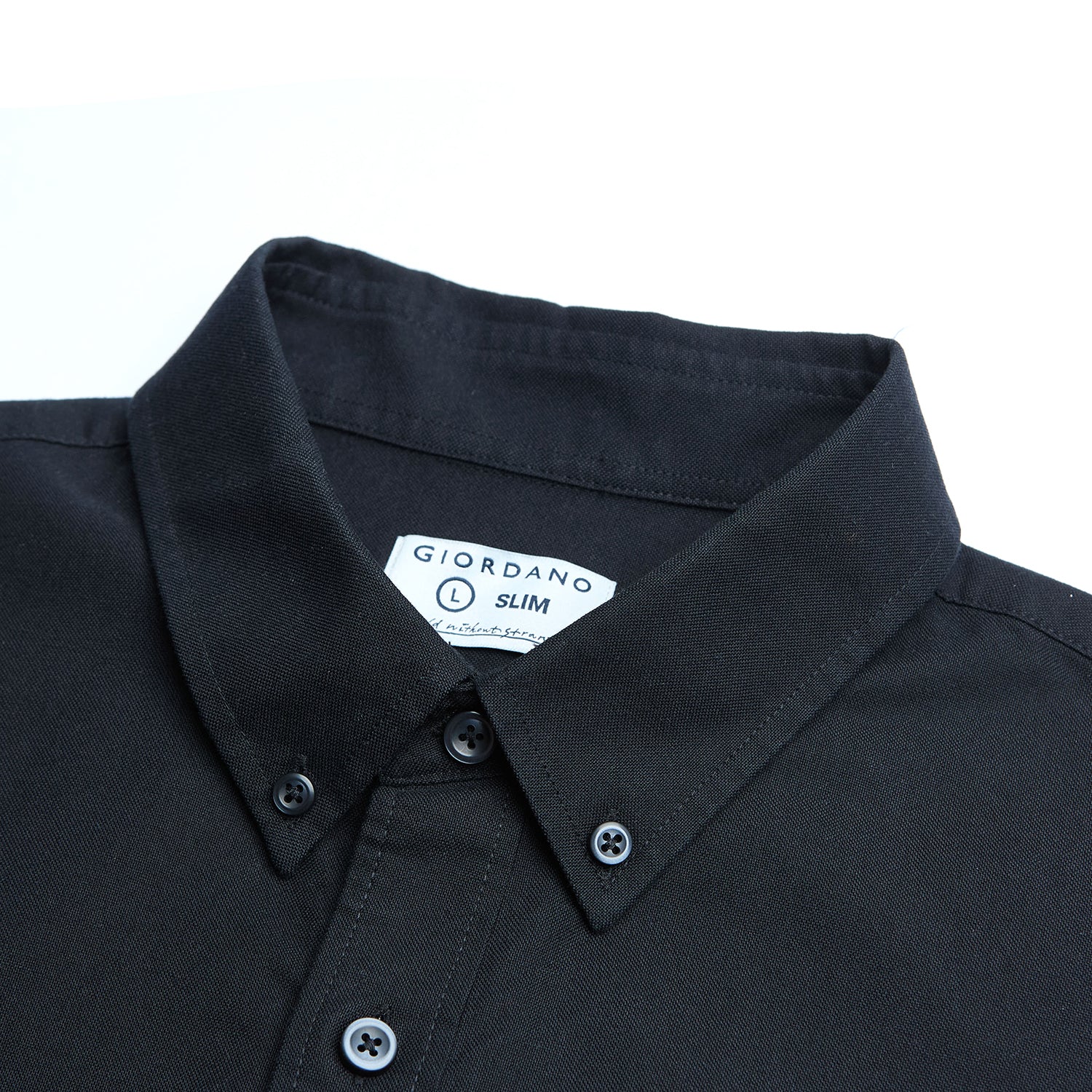 Men's Cotton Slim Oxford Shirt With Embroidery