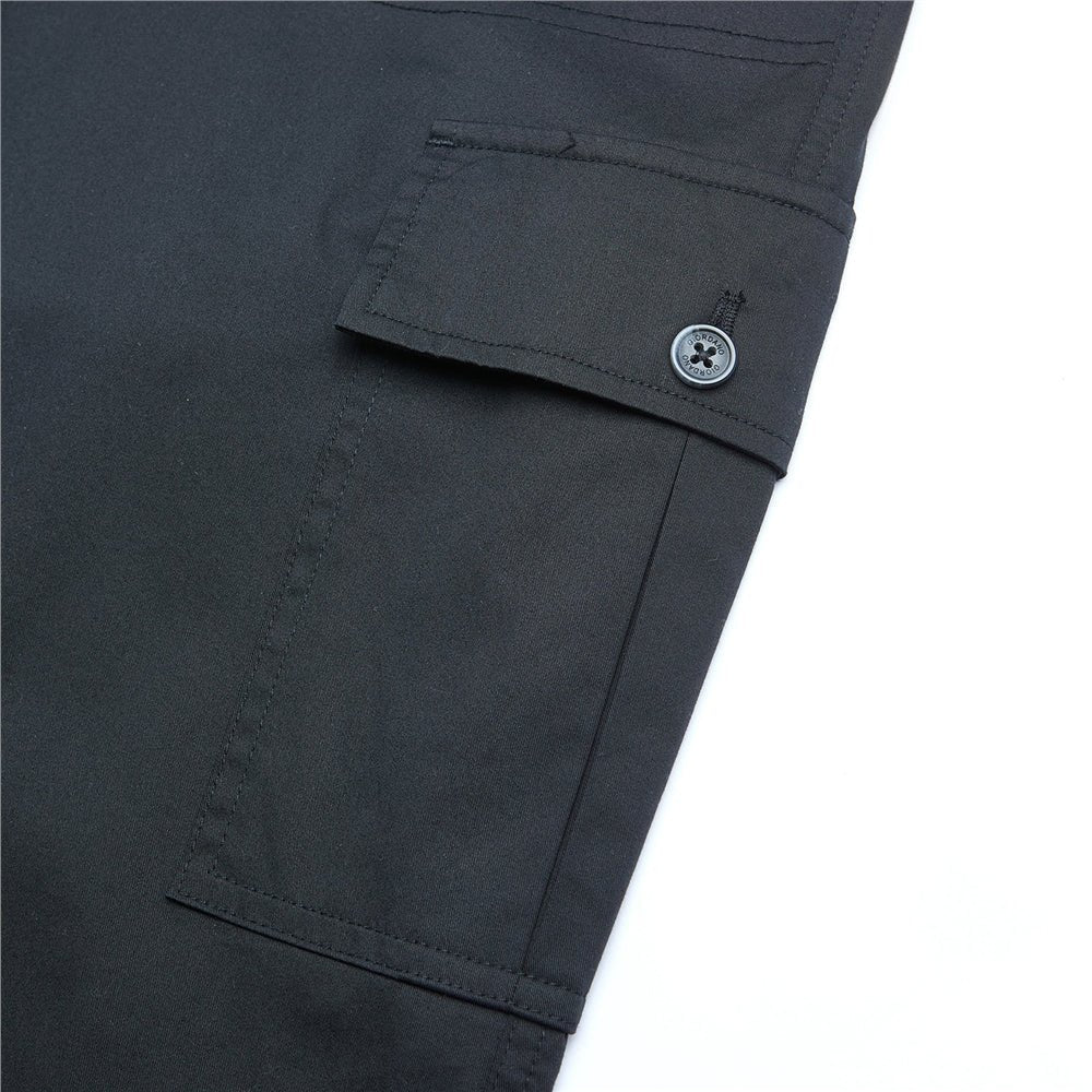 Men’s Relaxed Stretch Twill Cargo Khakis