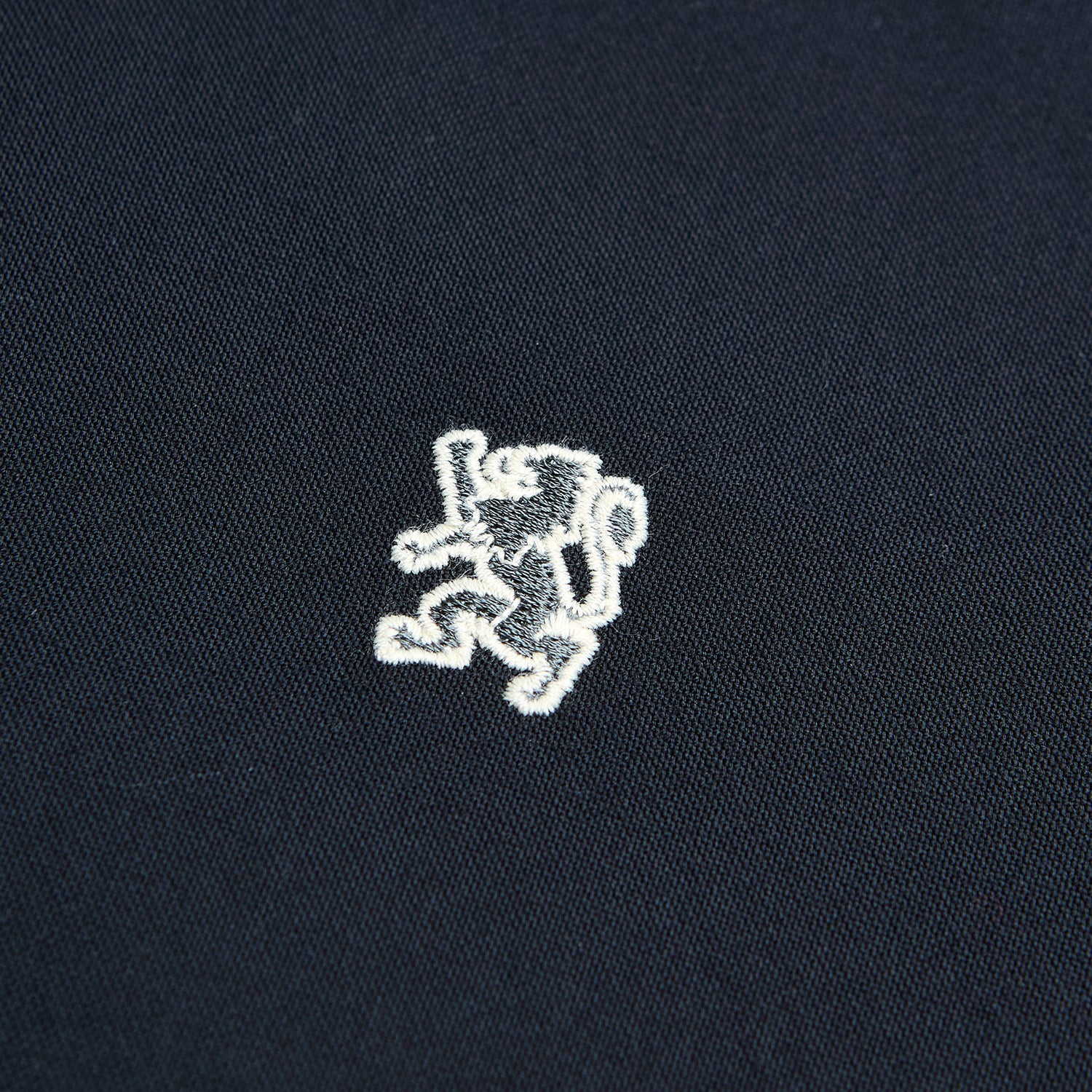 Men's Cotton Slim Oxford Shirt With Embroidery
