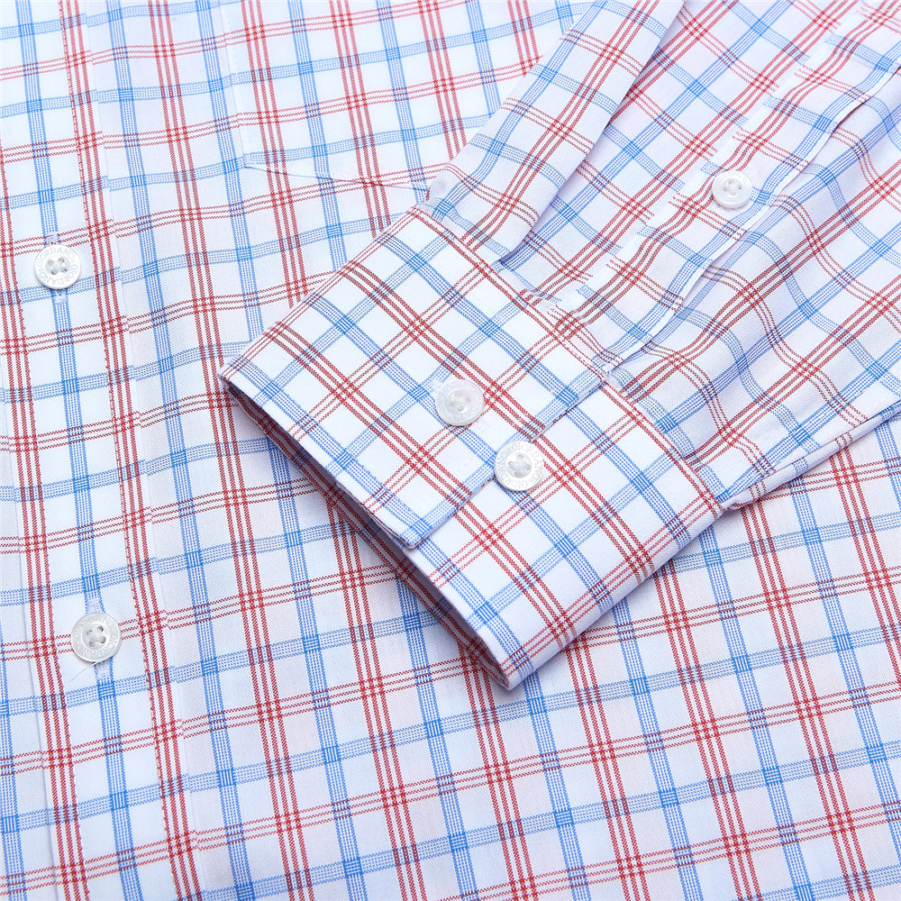 Men’s Cotton Oxford Wrinkle Free Long-Sleeve Shirt