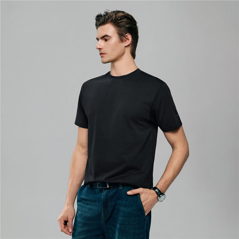 Men’s Slim Fit Cotton Crew Neck Tee