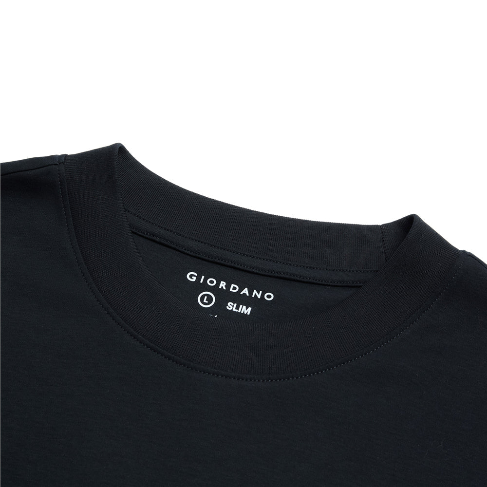 Men's Slim Fit Liquid Touch Cotton Crew Neck Tee