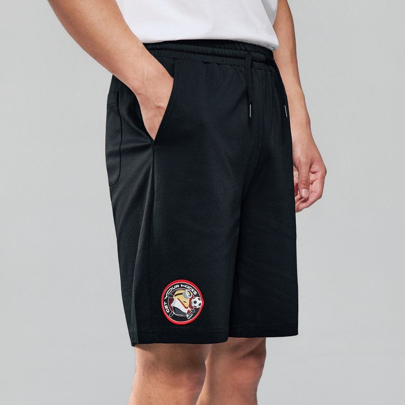 Men's Minions Mid Rise Relaxed Fit Shorts