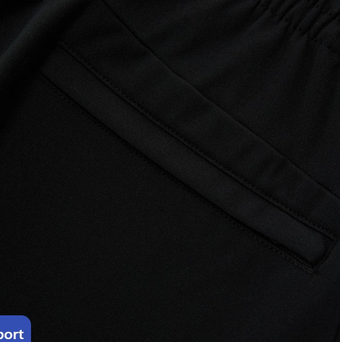 Men's Ultra-Stretch Black Joggers: Slim Fit, All-Day Comfort & Style