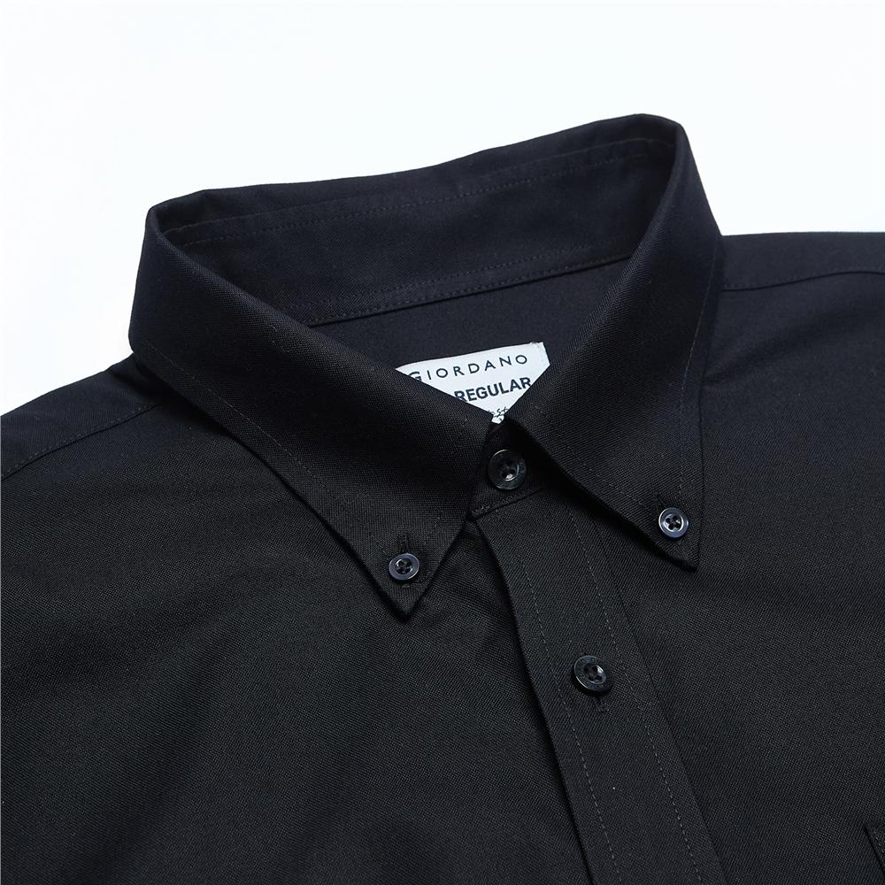 Men’s Cotton Long-Sleeve Wrinkle-Free Shirt