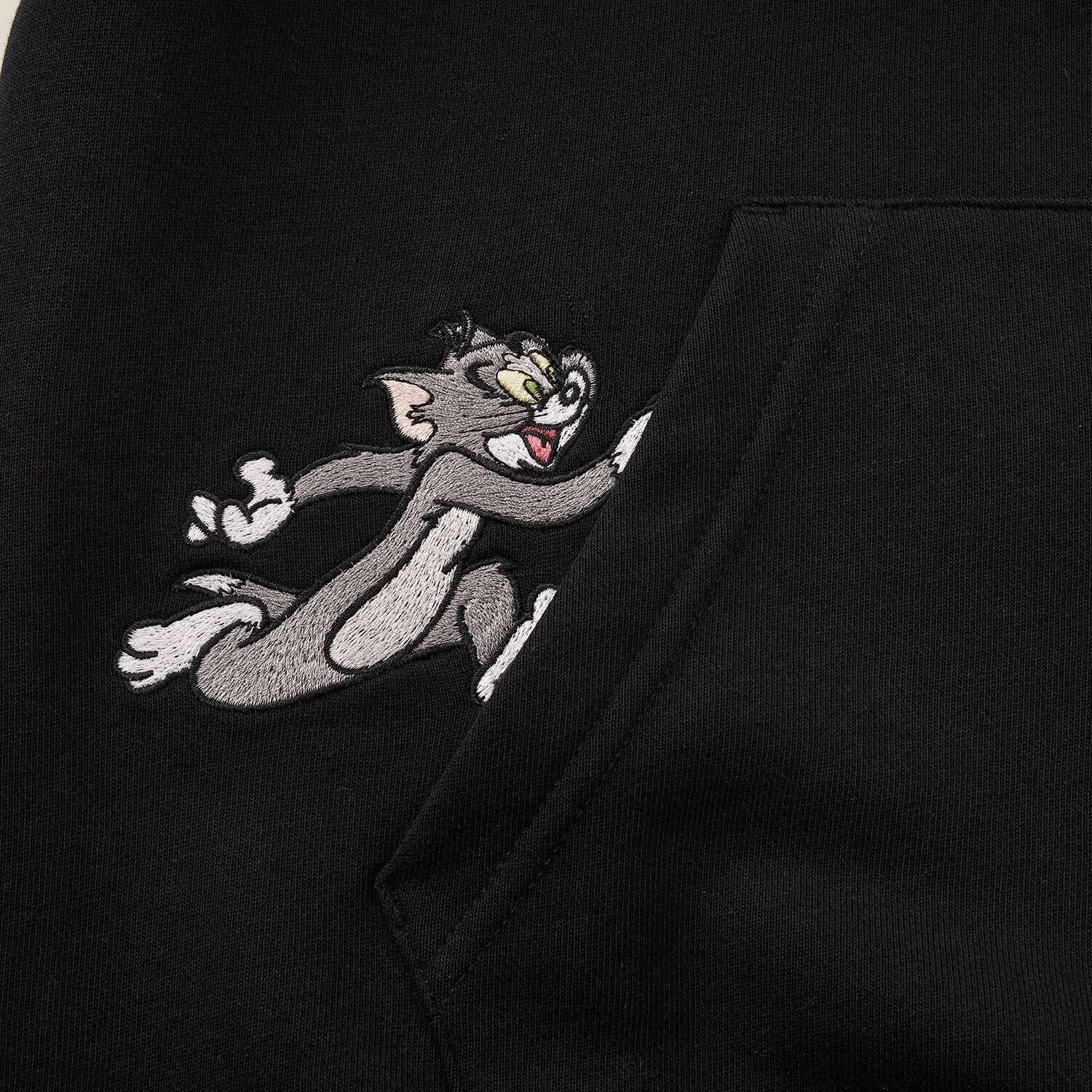 Men’s Relaxed Fit Tom & Jerry French Terry Hoodie