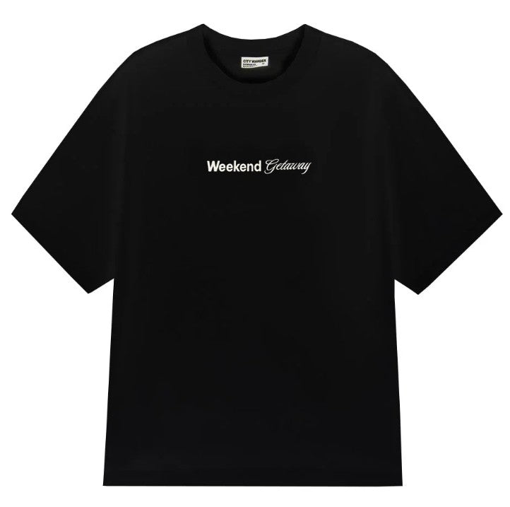 Men's Oversized Cotton Crew Neck Print Tee | Wander City Collection