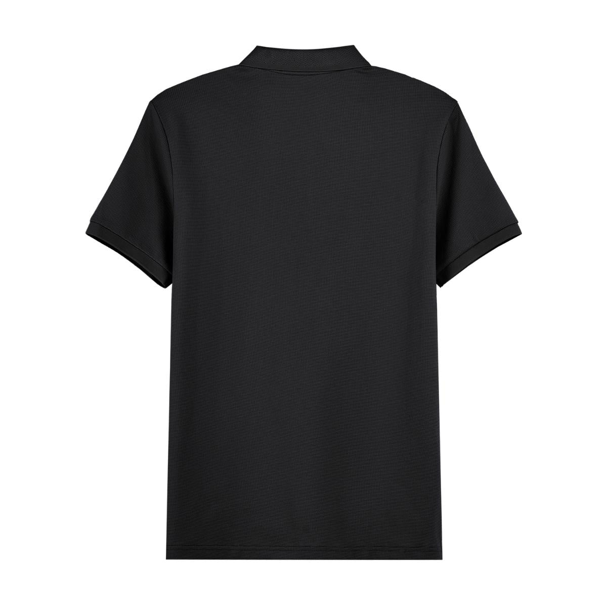 Men's Cotton Blend Waffle Knit Solid Polo