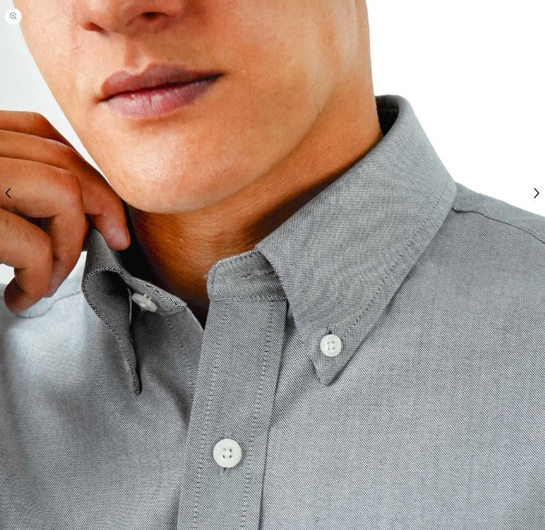 Men's Wrinkle-Free Short Sleeve Cotton Oxford Shirt