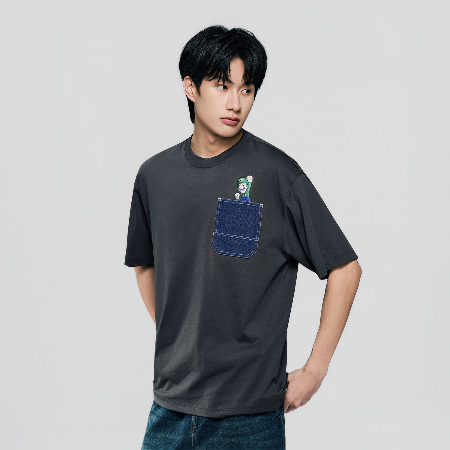 Men's Super Mario Relaxed PrintTee