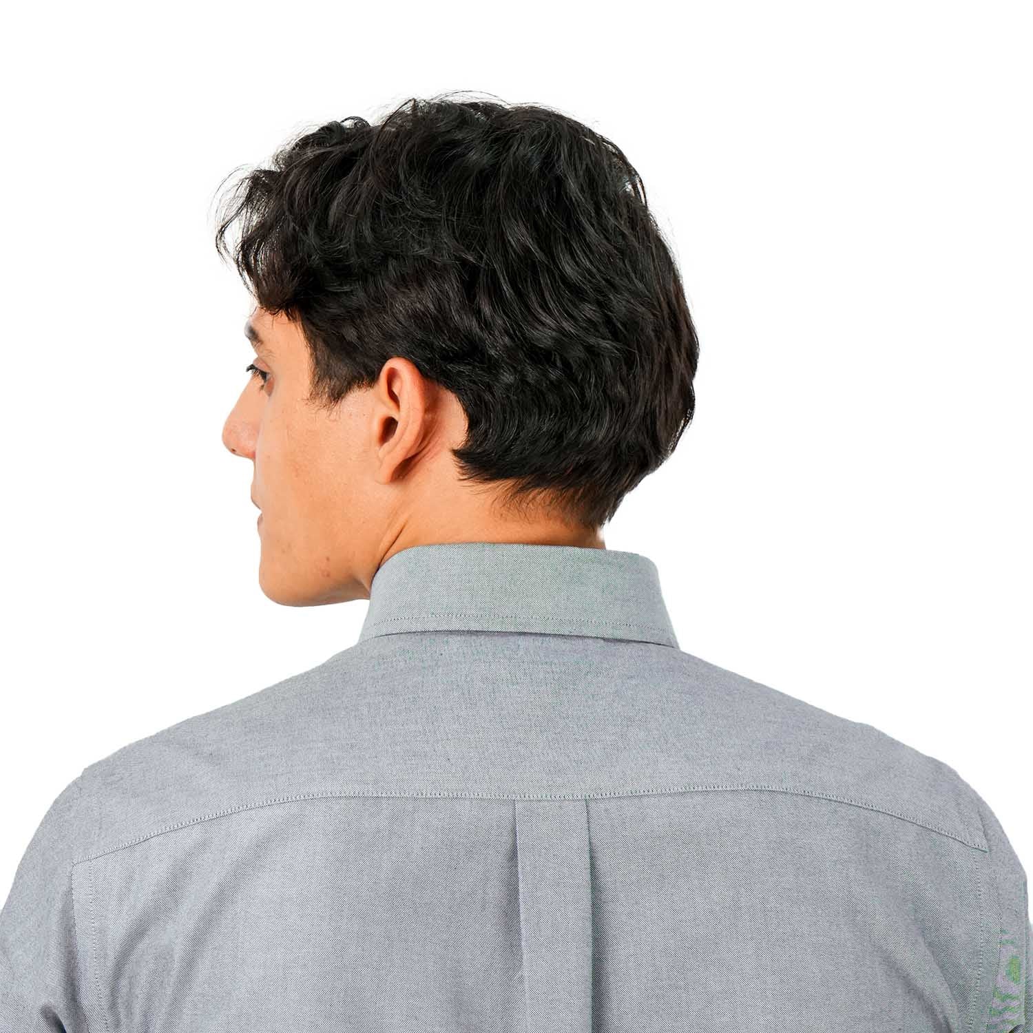 Men's Wrinkle-Free Cotton Oxford Long Sleeve Shirt