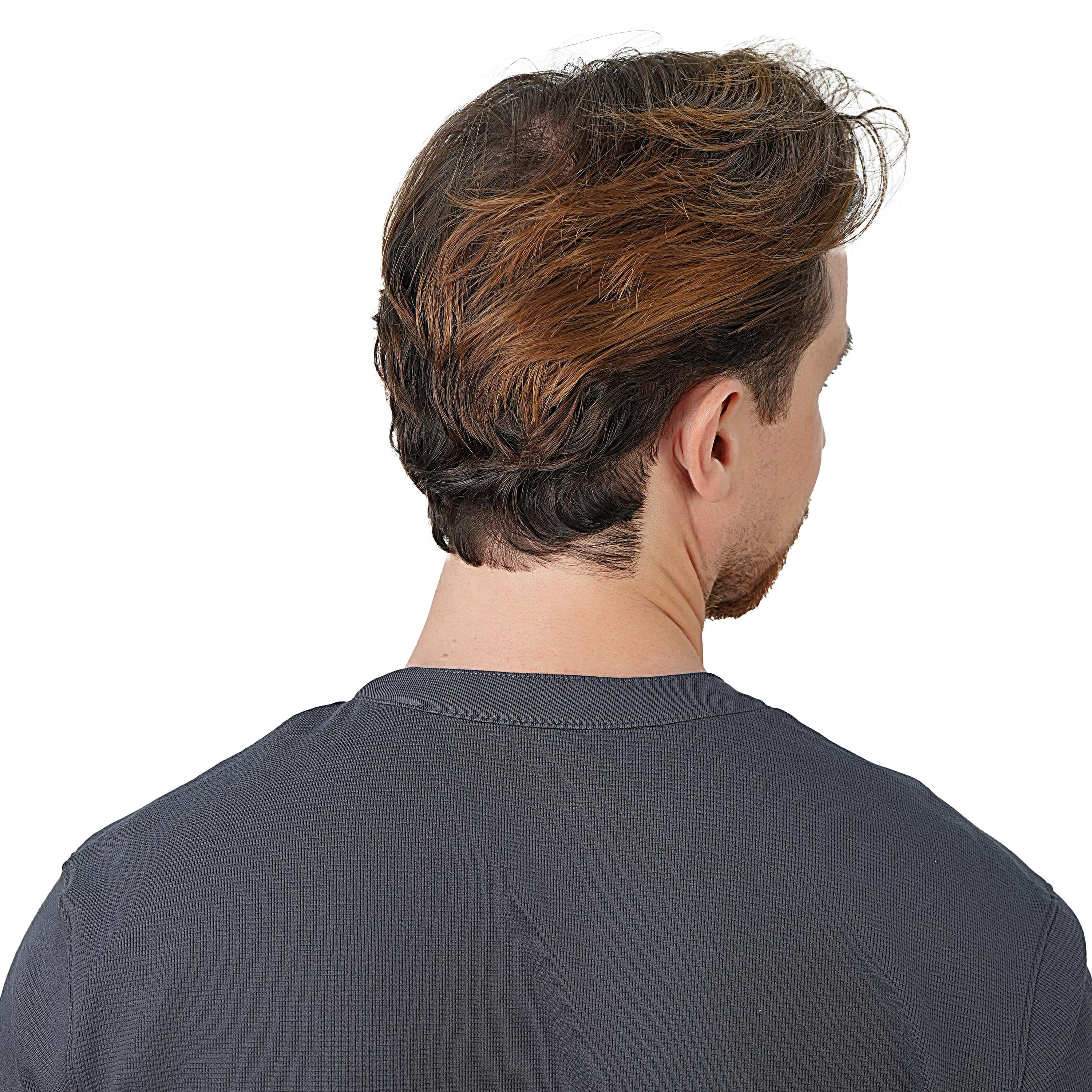 Men's Long Sleeve Stretch Waffle Henley Tee