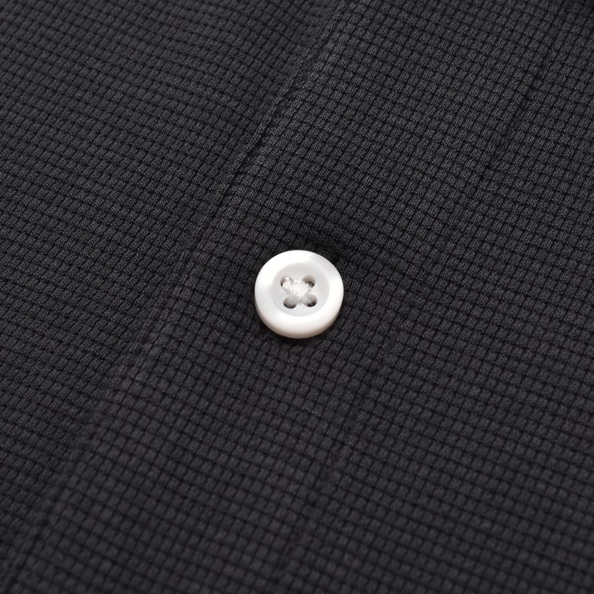 Men's Cotton Blend Waffle Knit Solid Polo