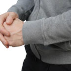 CTN/PLYSTR FRNCH TRY HDE LS SLM ZIPPER KNT JCKT