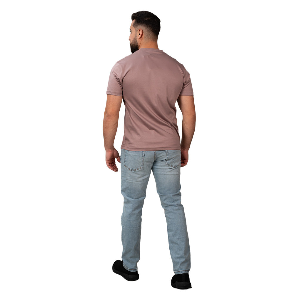 Men's Slim Taper Stretch Cotton Denim Jeans Low Rise