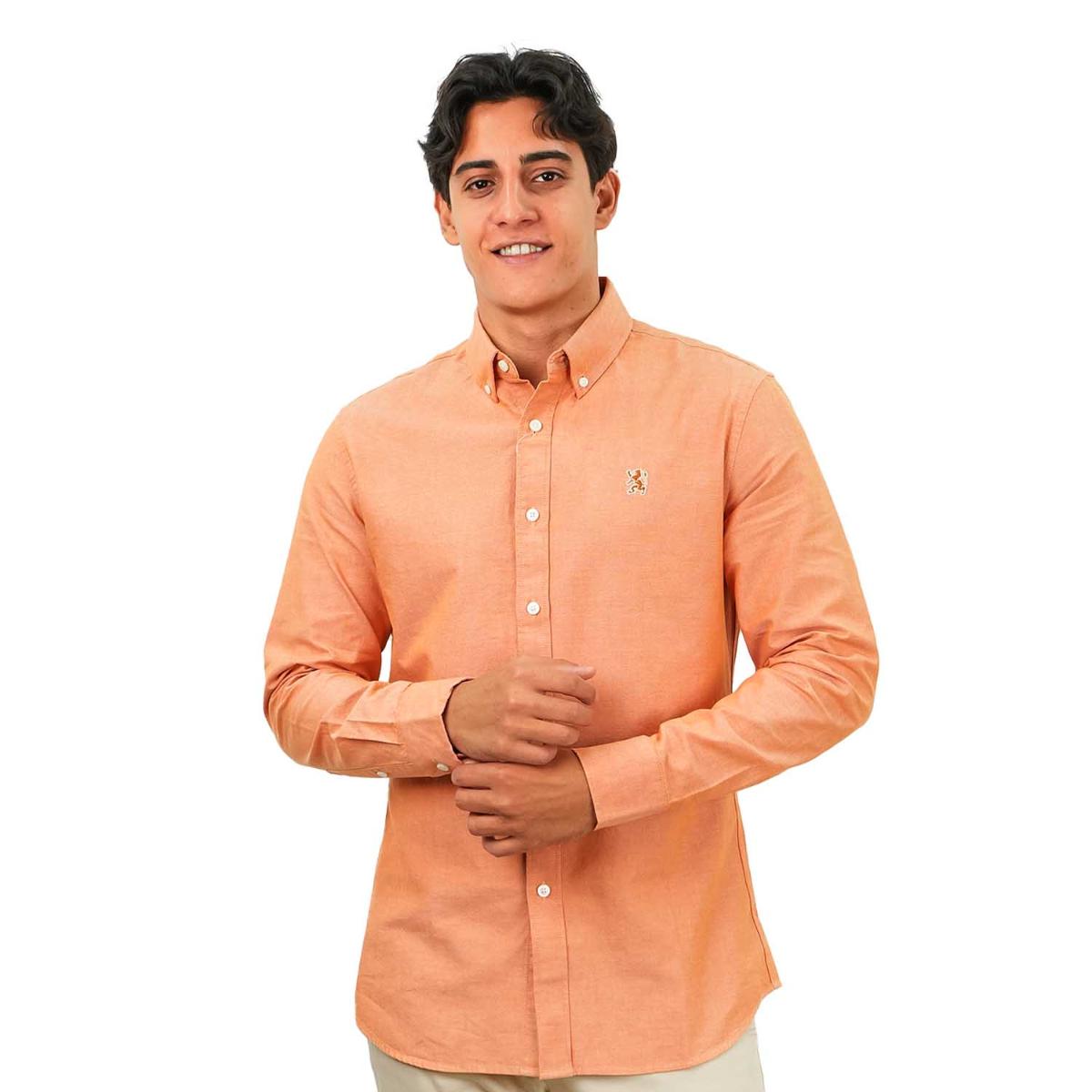 Men's Lion Cotton Oxford Shirt