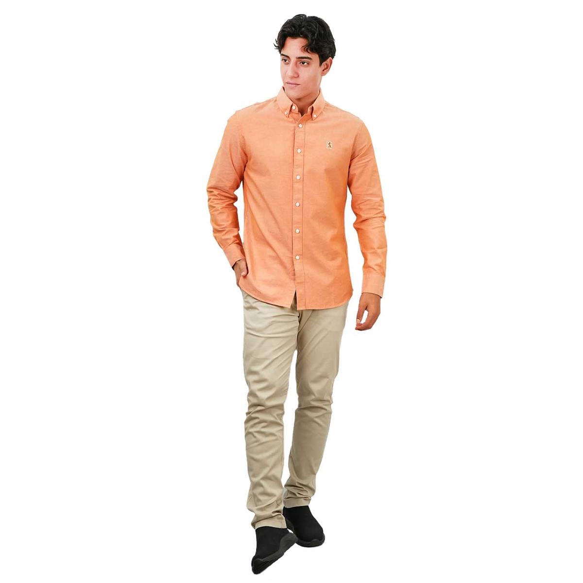 Men's Lion Cotton Oxford Shirt
