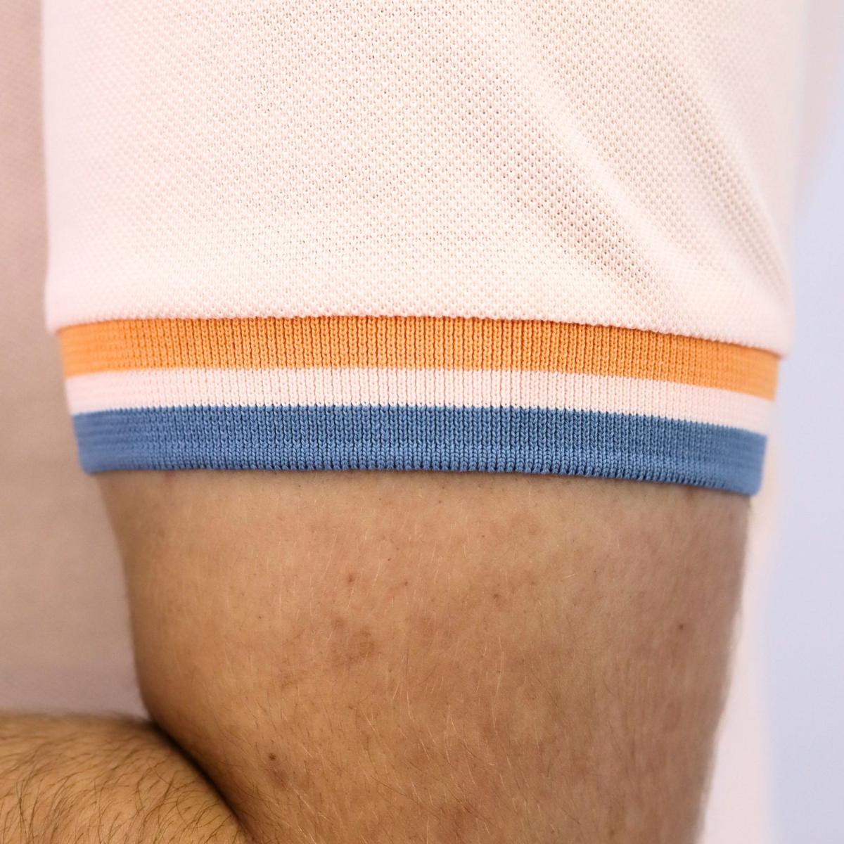 Men's Performance Slim Fit Lion Embroidery Solid Polo