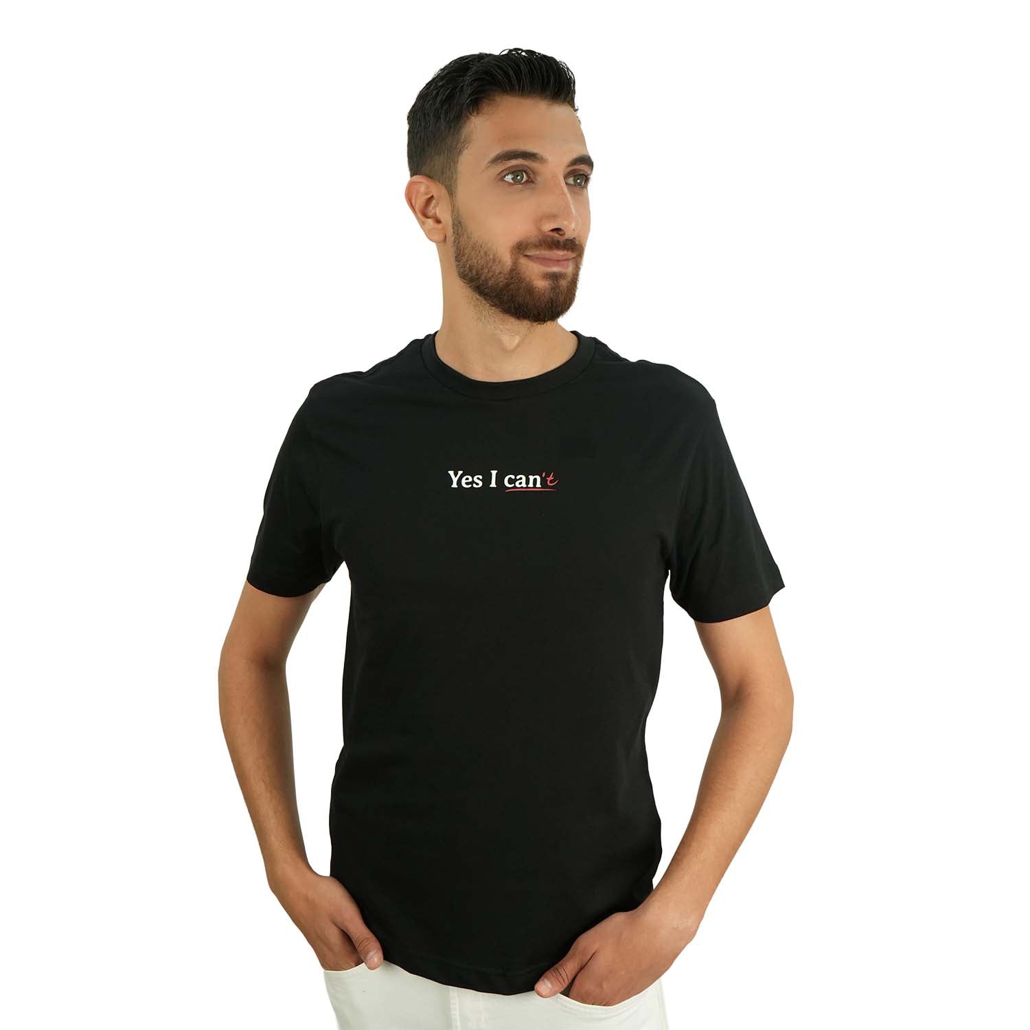 تي شيرت رجالي من القطن الجيرسي المطبوع