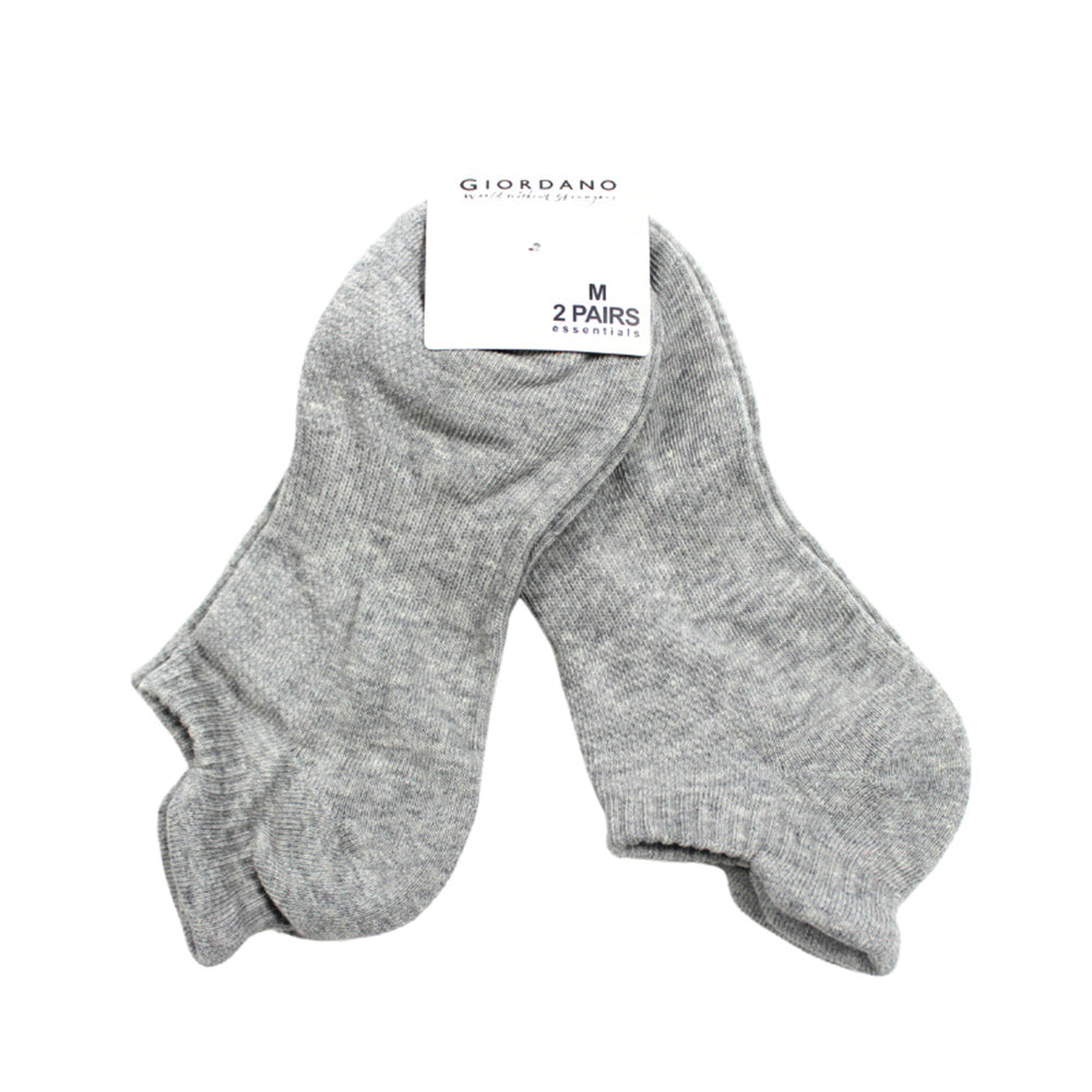 Unisex 2-Pack Ankle Socks: Essential Cotton Blend Comfort