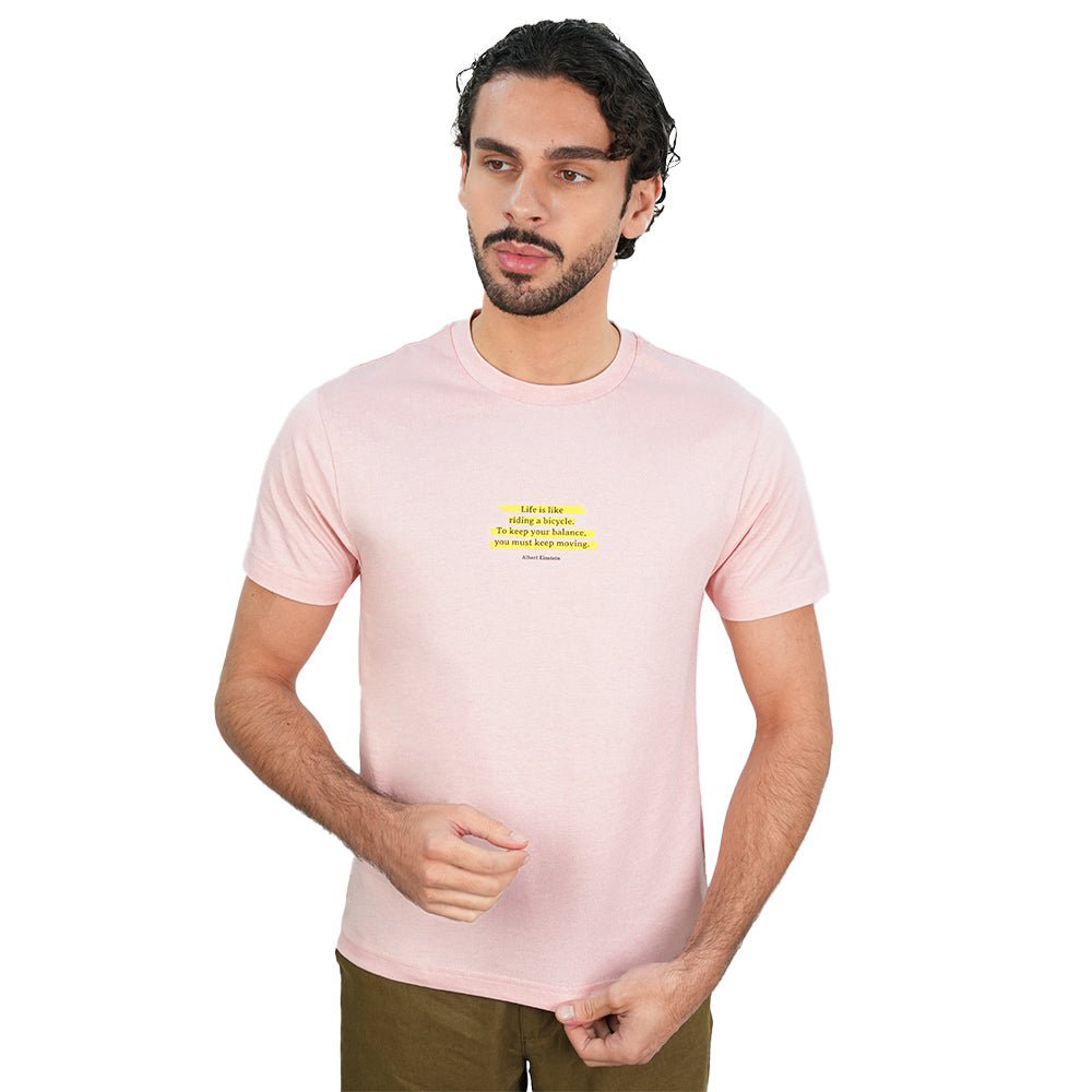 Men's Cotton Jersey Crew Neck Print Tee