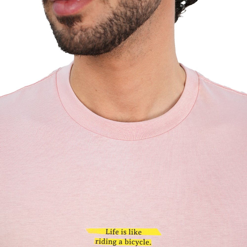Men's Cotton Jersey Crew Neck Print Tee