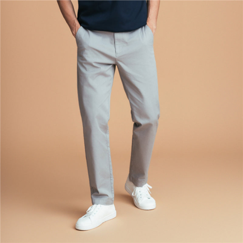 Men’s Slim Taper Stretch Cotton Khaki Pants