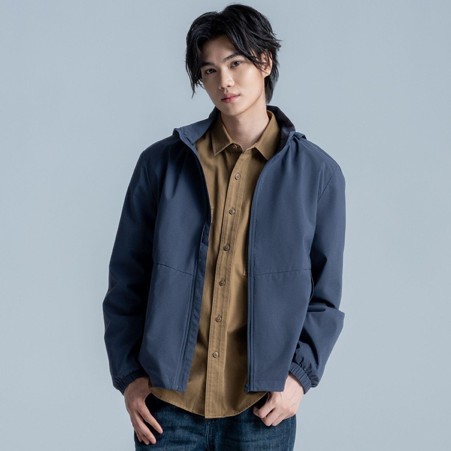 Men's Sorona Windbreaker Jacket - Full Zip Polyester & Lightweight