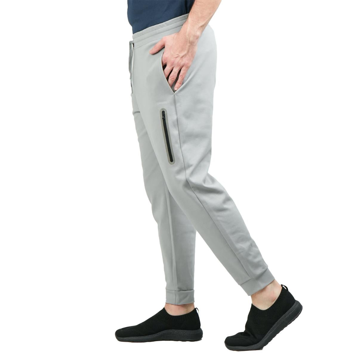Men's Joggers Cotton/Polyester/Spandex Interlock Slim Tpril Pocket Jogger