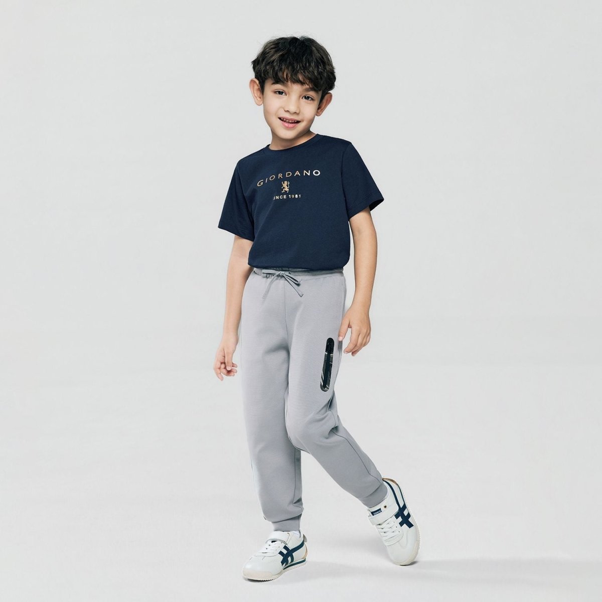 Junior's Interlock Regular Taper Elastic Waist Jogger