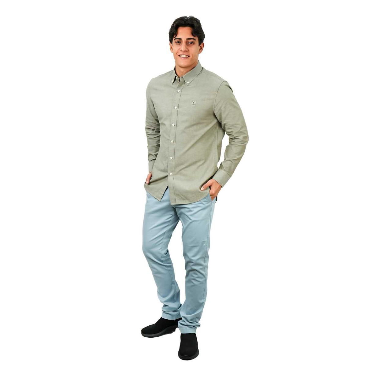 Men's Lion Cotton Oxford Shirt