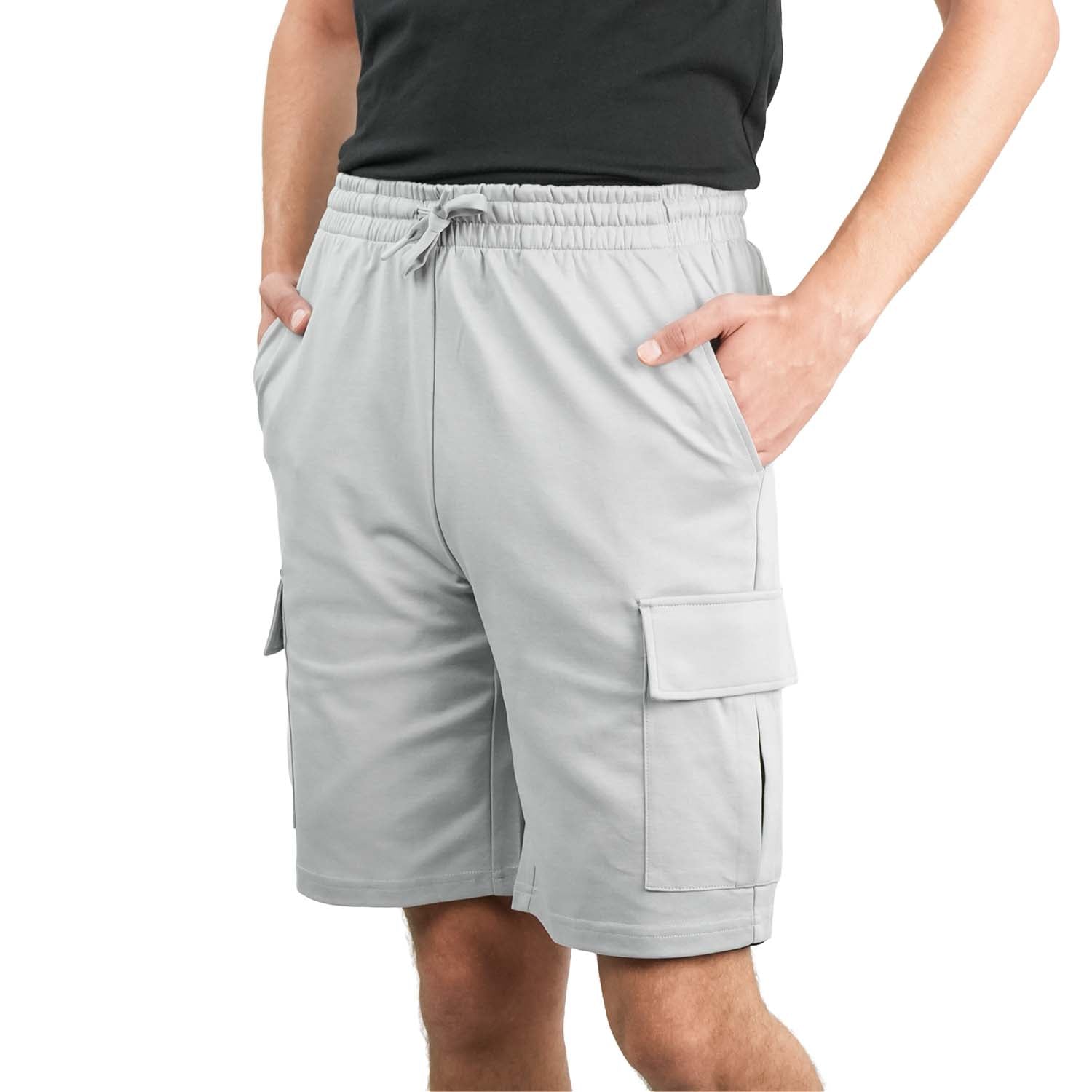 Men's Cotton Blend Interlock Relaxed Fit Shorts