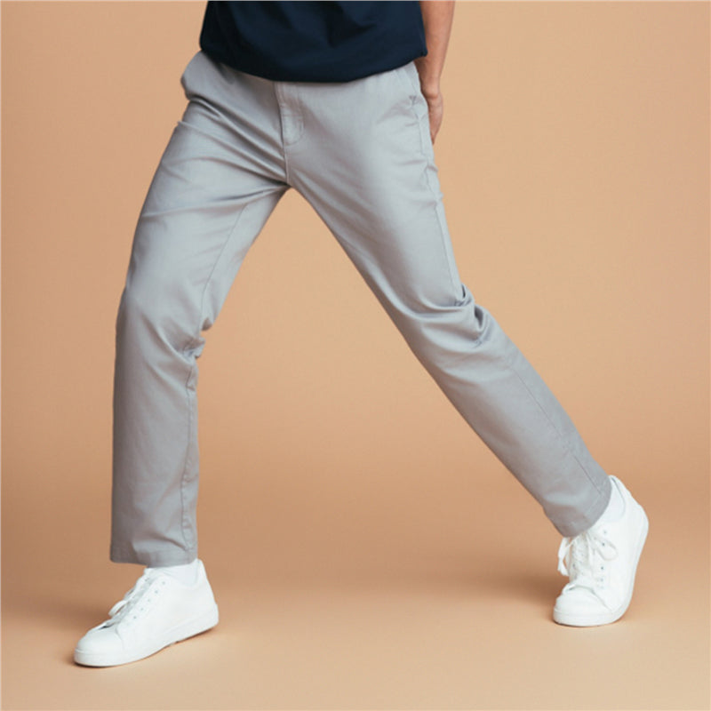 Men’s Slim Taper Stretch Cotton Khaki Pants
