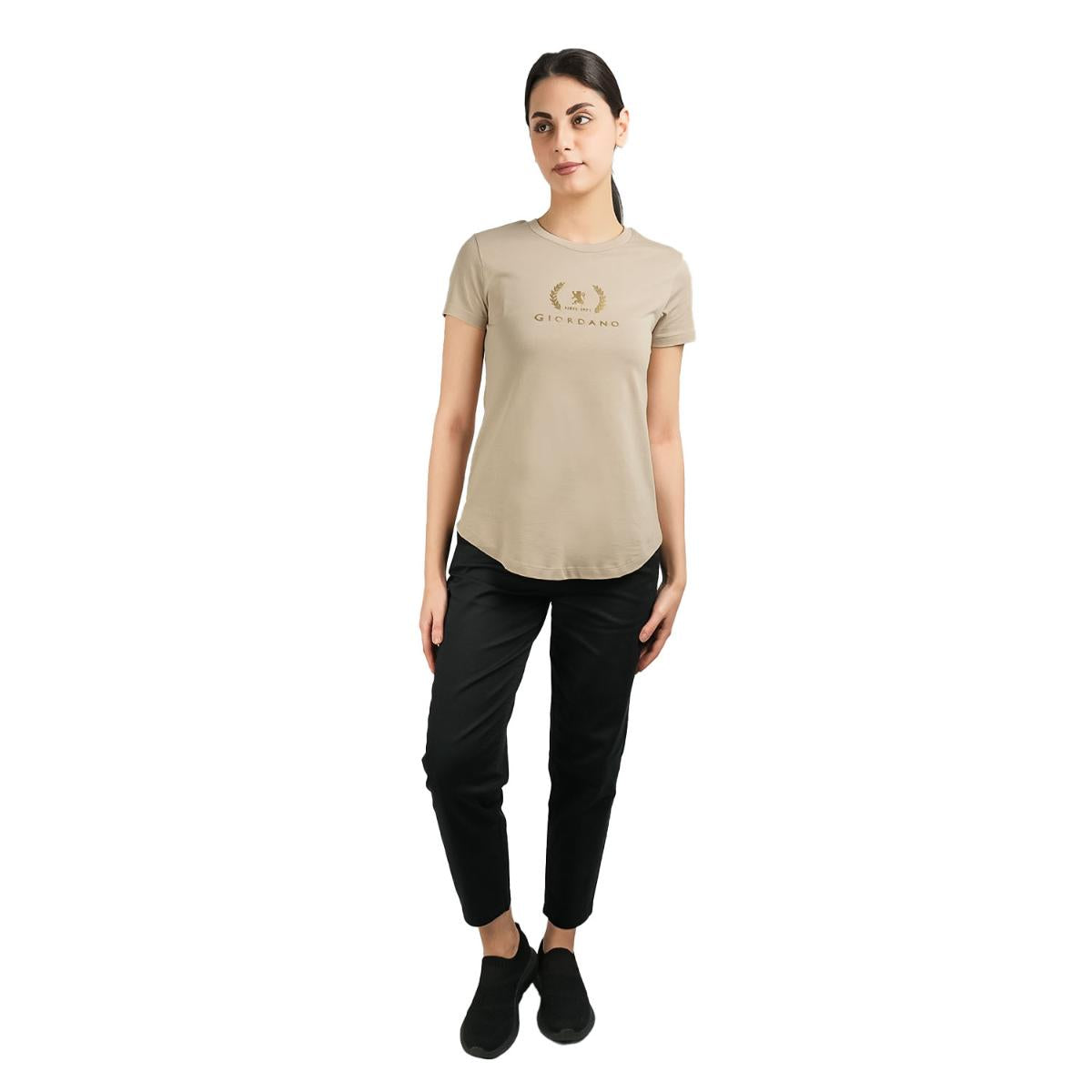 Women Signature Print Tees