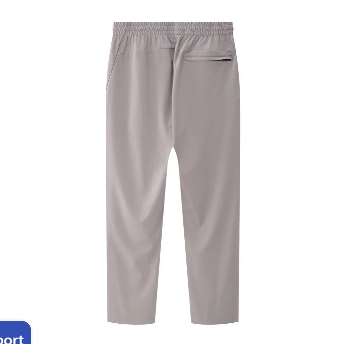 Men's Ultra-Stretch Black Joggers: Slim Fit, All-Day Comfort & Style