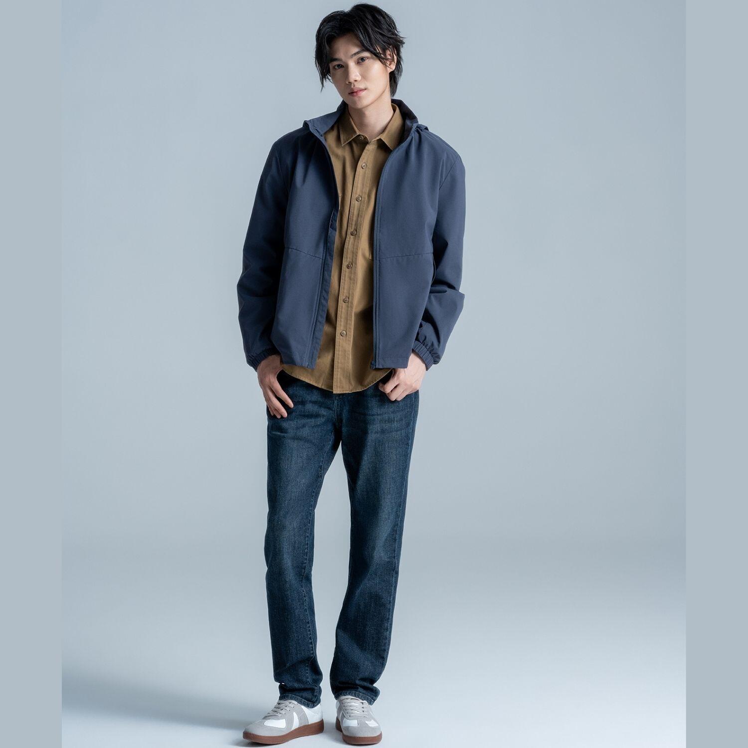 Men's Sorona Windbreaker Jacket - Full Zip Polyester & Lightweight