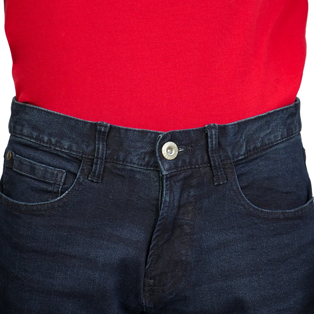 Men's Slim Taper Stretch Cotton Denim Jeans Low Rise