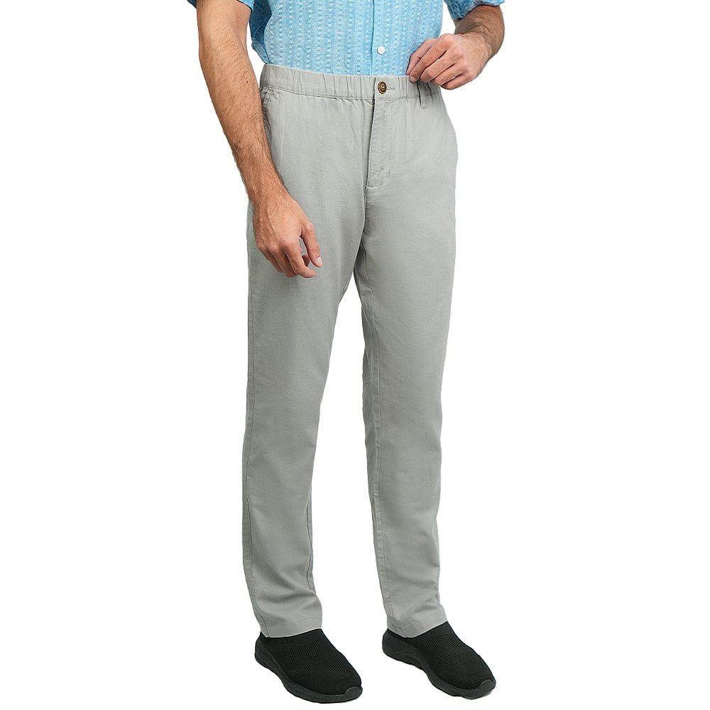Men's Slim Taper Linen Cotton Khakis