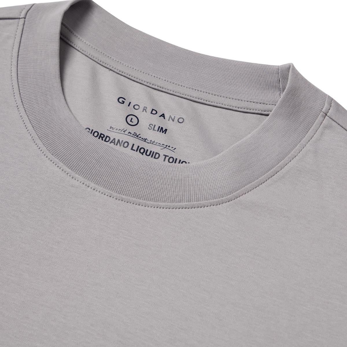 Men's Slim Fit Liquid Touch Smart Collar Tee