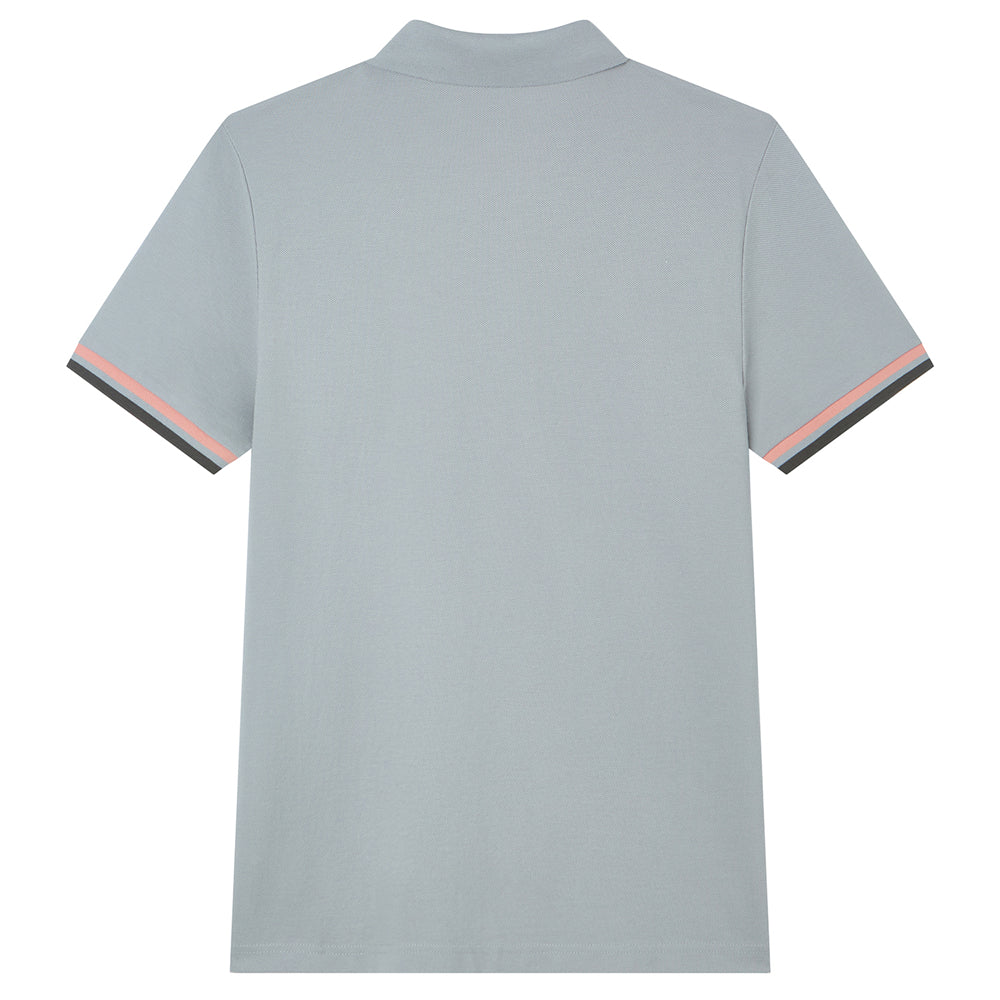 Men's Cotton Slim Performance Polo With Small Lion Embroidery