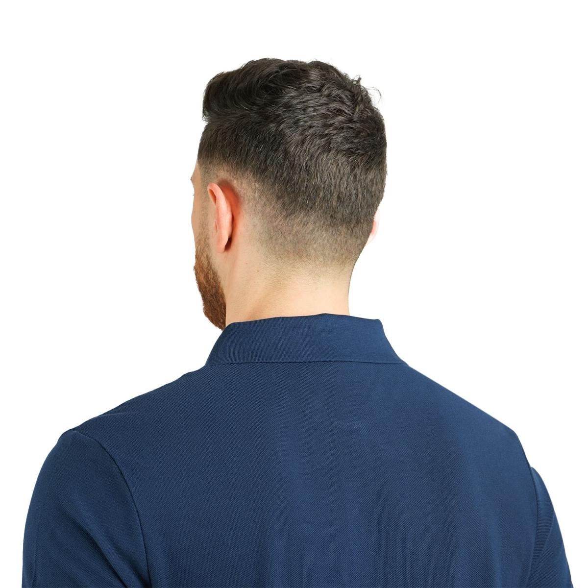 Men's Performance Slim Fit Lion Embroidery Solid Polo