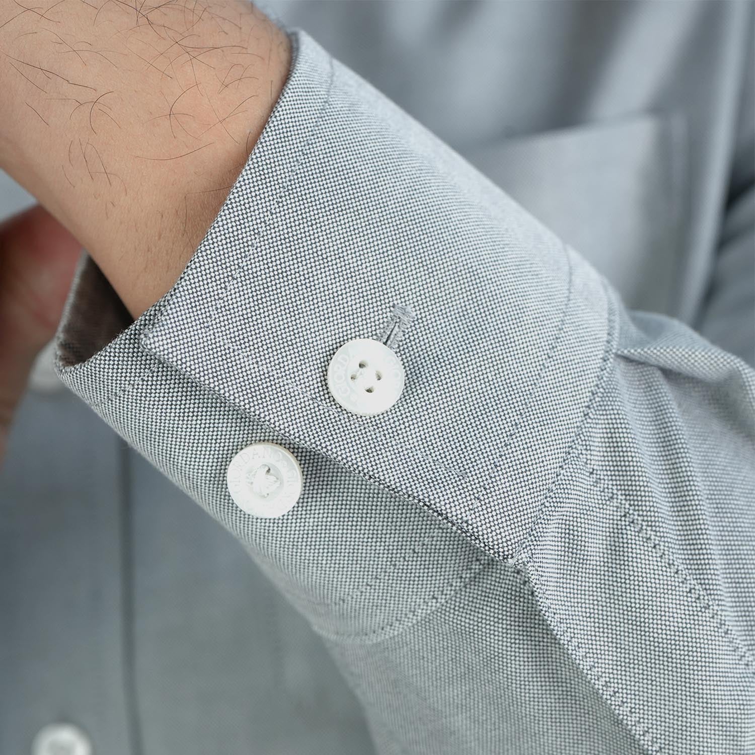 Men's Wrinkle-Free Cotton Oxford Long Sleeve Shirt