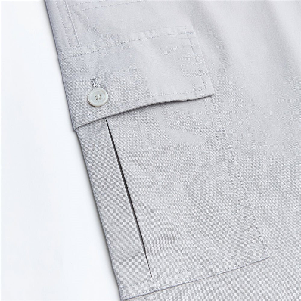 Men’s Relaxed Stretch Twill Cargo Khakis