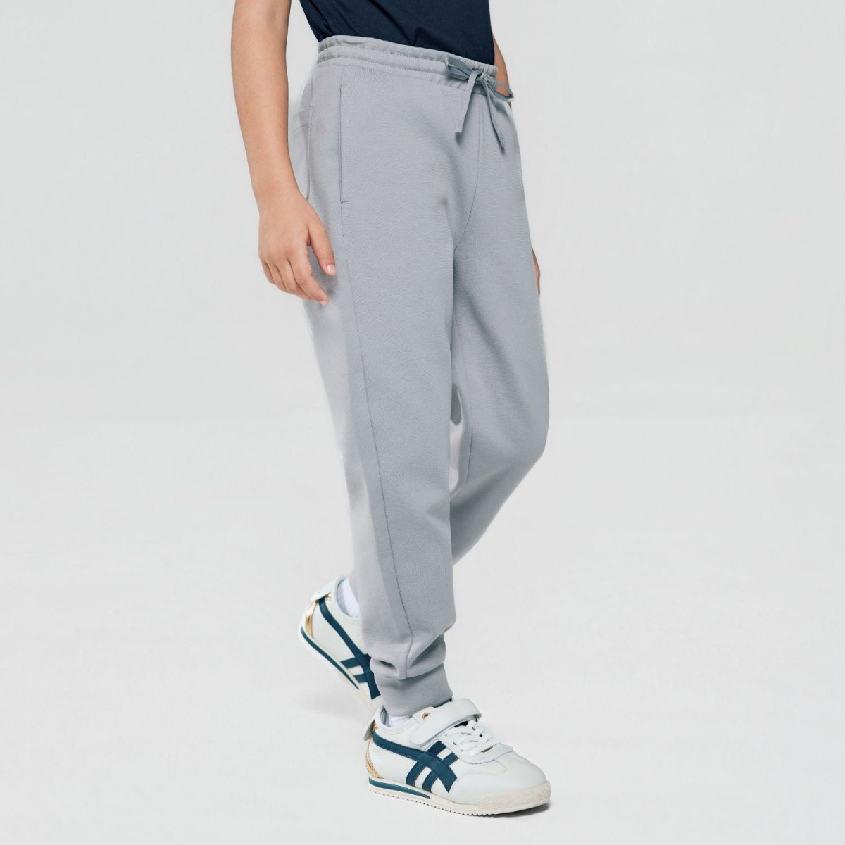 Junior's Interlock Regular Taper Elastic Waist Jogger