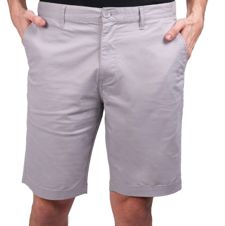 Man's Shorts Cotton/Spindex Twill Low Rise Slim Triple Bermuda