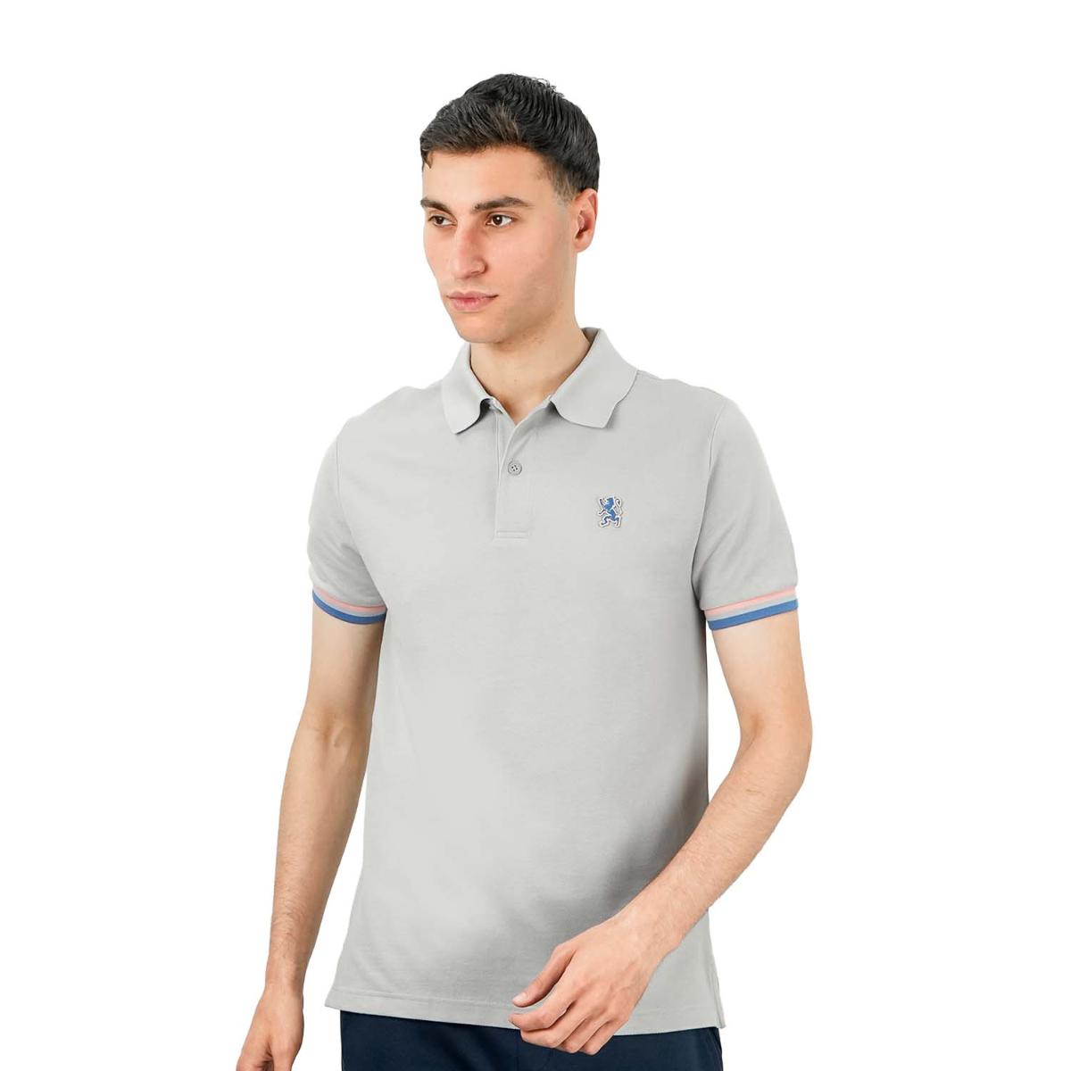 Men's Performance Polo: Classic Piqué, Tipped Collar, Embroidered Detail