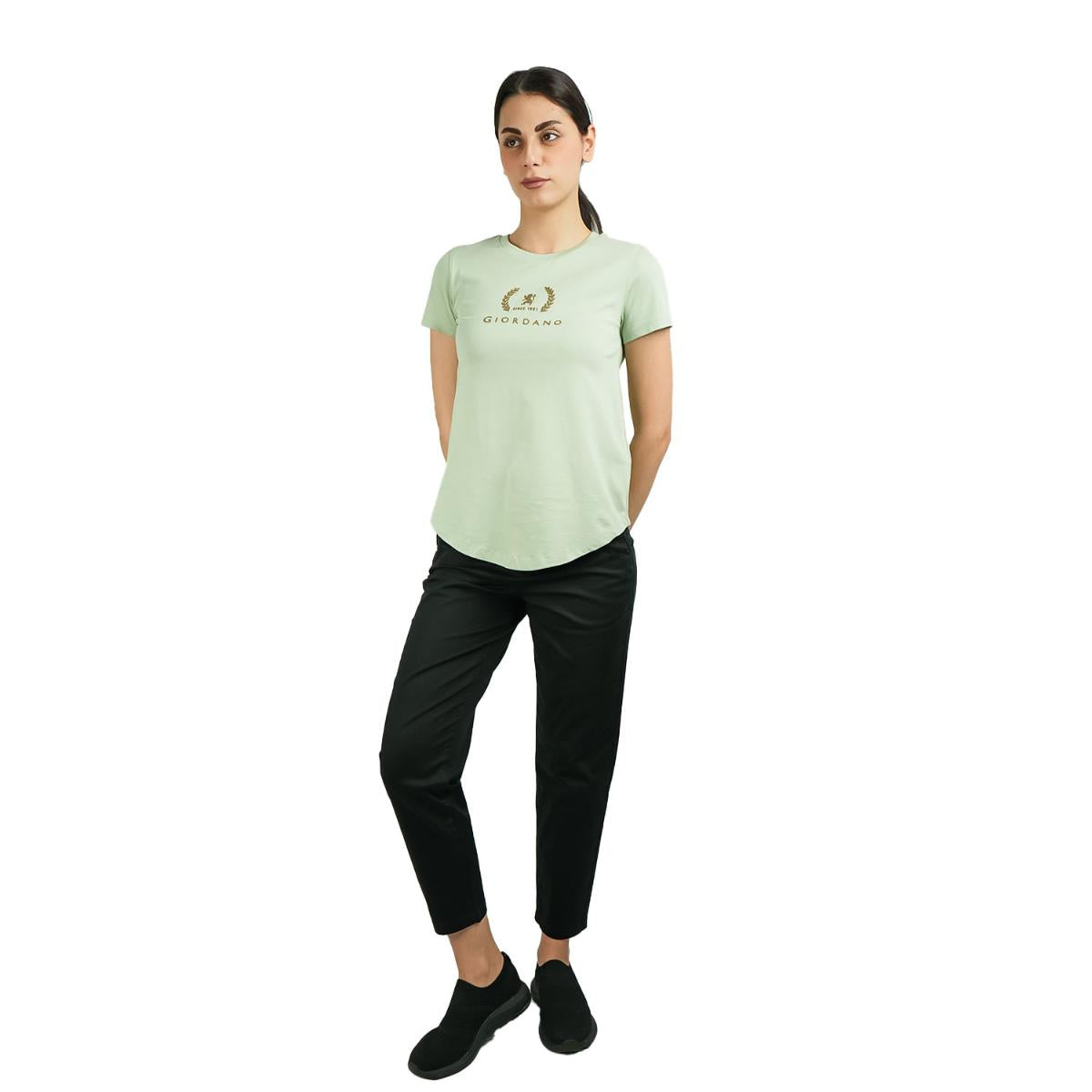 Women Signature Print Tees