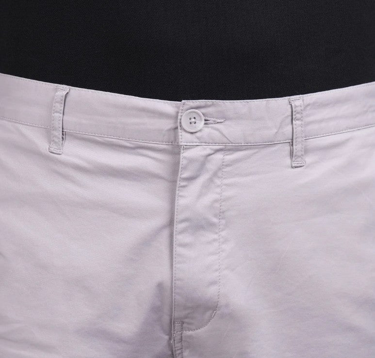Man's Shorts Cotton/Spindex Twill Low Rise Slim Triple Bermuda