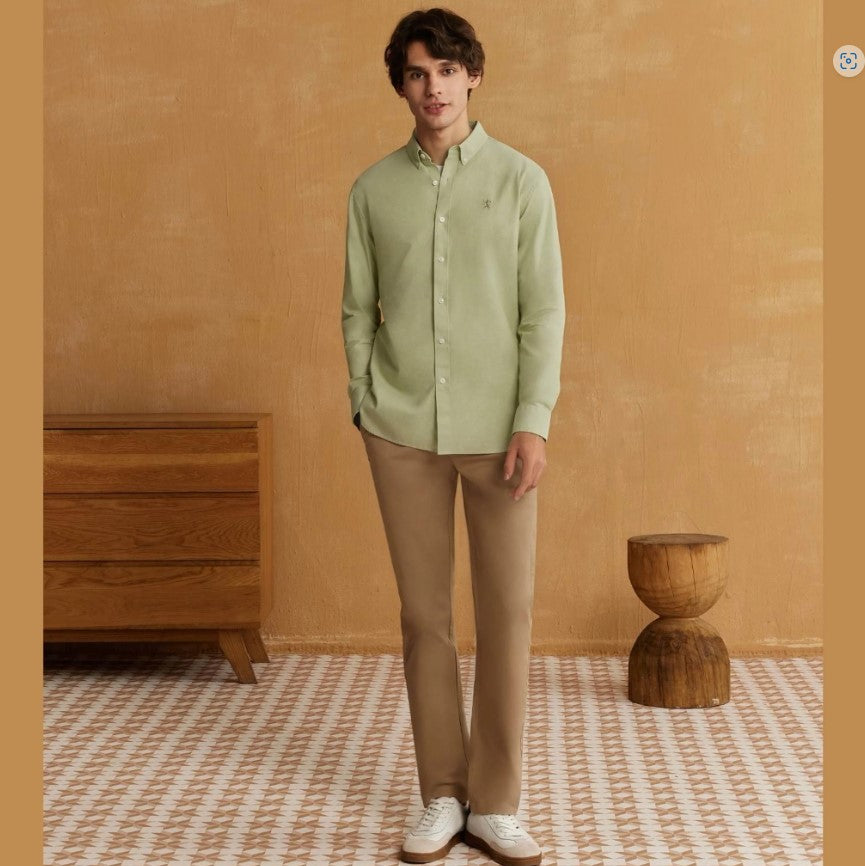 Men's Lion Cotton Oxford Shirt